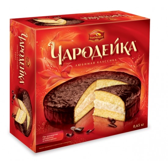 Торт Чародейка классика /Черёмушки/ 650гр/ 1шт