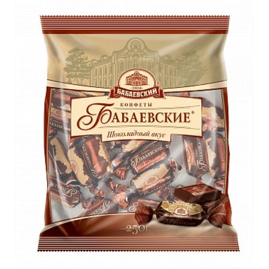 КОНФ Бабаевские шоколадный вкус фас 1/250  ШТУЧНО