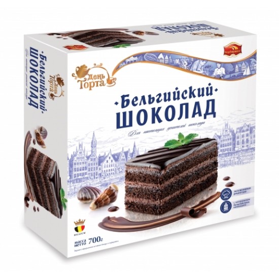 Торт Бельгийский шоколад /Черёмушки/ 700гр/ 1шт