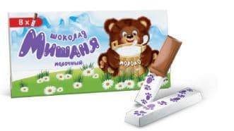 Ш-д. МИШАНЯ молочный /ДОНКО/ 80 гр ШТУЧНО
