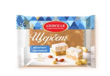 Щербет (фас) молочно-ореховый  /Азов/ 240 гр 8 шт