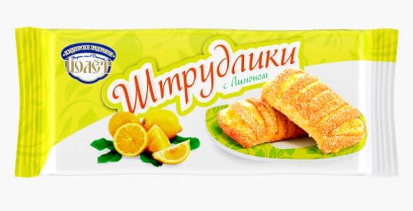 ШТУЧНО Штрудлики с ЛИМОНОМ (слоеный десерт) /Полет/ 200 гр ШТУЧНО