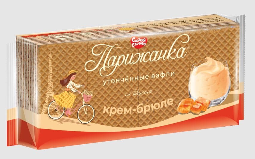 Вф. (ФАС) Парижанка со вкусом крем-брюле для дет. питания  /Сладкая Слобода/ 210 гр ШТУЧНО!!