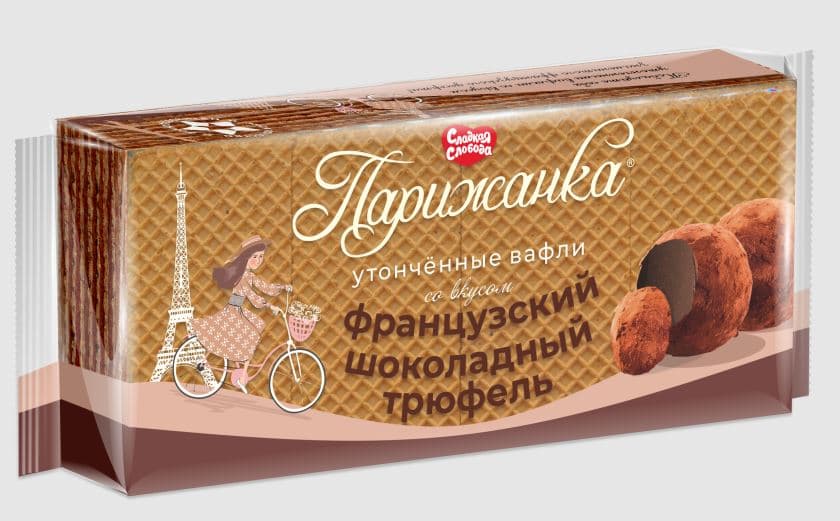 Вф. (ФАС) Парижанка со вкусом франц. шок. трюфель для дет питания /Сладкая Слобода/ 210 гр ШТУЧНО!!
