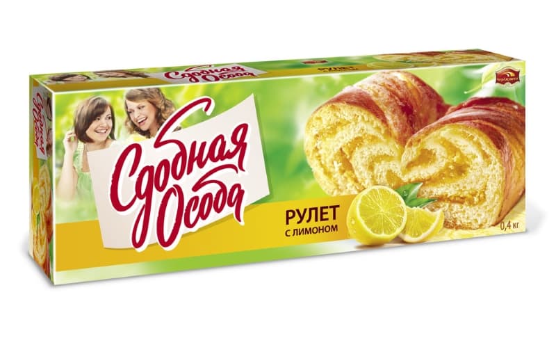 Рулет с лимоном /Черёмушки/ 400 гр 1 шт