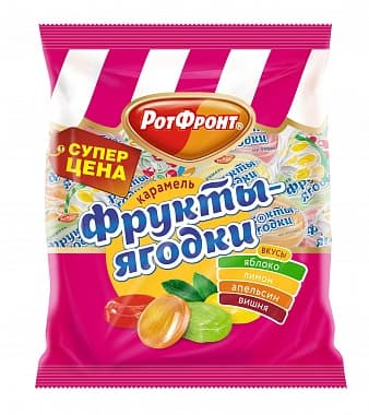 КАРАМЕЛЬ Фрукты-ягодки микс 1/250 ШТУЧНО