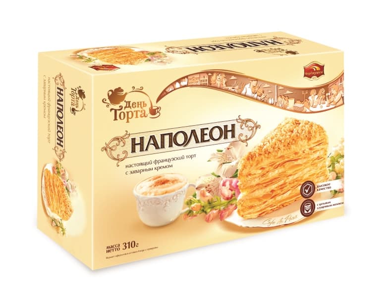 Торт Наполеон /Черёмушки/ 310 гр/ 1шт