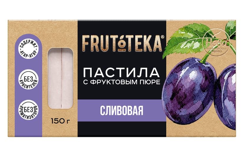 Пастила (фас) СЛИВОВАЯ  Frutoteka  /Нева/, 150 гр ШТУЧНО!!