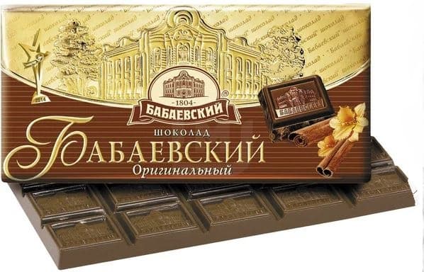 ШОКОЛАД Бабаевский оригинальный 1/90 ШБ / 18 шт