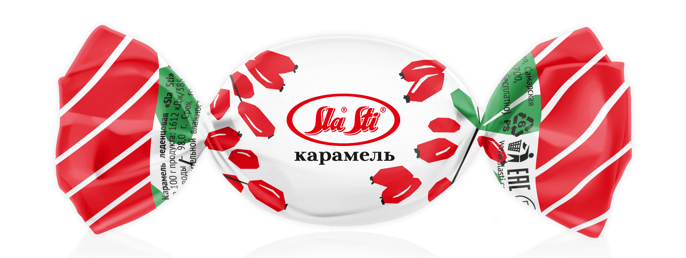 Кр./Sla Sti/ SlaSti  леденцовая со вкусом БАРБАРИСА 1 кг  ШТУЧНО