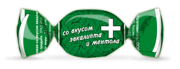Кр./Sla Sti/ SlaSti  леденцовая со вкусом ЭВКАЛИПТА и МЕНТОЛА 1 кг ШТУЧНО