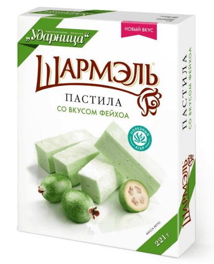 Пастила(фас) Фейхоа /Ударница/ 221гр 1ШТУЧНО!!!!!!