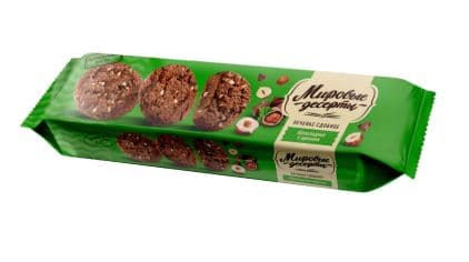 Печ.(фас) МИРОВЫЕ ДЕСЕРТЫ Шоколадное с орехами (ЗЕЛЕНАЯ) 170 гр /Брянконфи/ ШТУЧНО