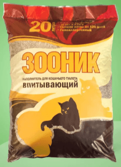 ЗООНИК Наполнитель впитывающий   20 л (14,7 кг)