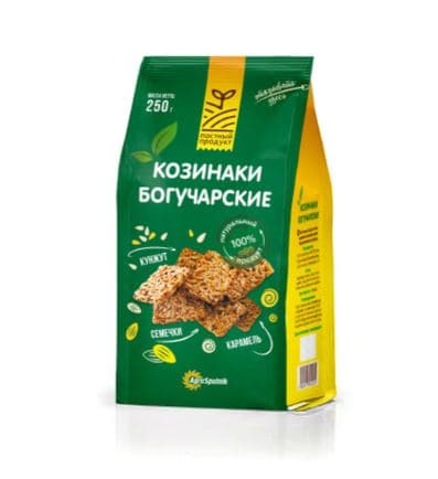 Козинаки (ФАС) Богучарские неглазированные Классические /Агроспутник/ 250 гр     ШТУЧНО