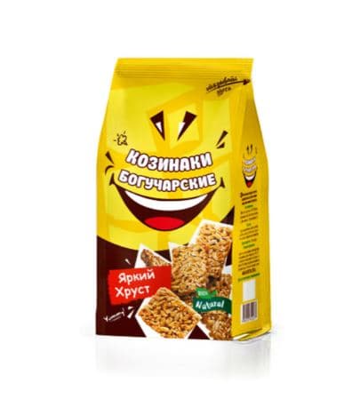 Козинаки (ФАС) Богучарские неглазированные ЯРКИЙ ХРУСТ /Агроспутник/ 250 гр     ШТУЧНО