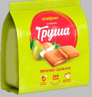 Печ.(фас) Со вкусом Груша 250 гр/Брянконфи/ ШТУЧНО