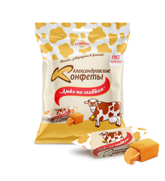 Кф. Коровка Александровская ЛЮКС на сливках  ,4 кг