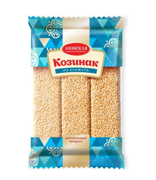 ШТУЧНО Козинаки (фас) кунжут.150гр /Азов/, ШТУЧНО ПОСТНОЕ