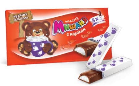 Ш-д. МИШАНЯ с молоком /ДОНКО/ 90 гр ШТУЧНО