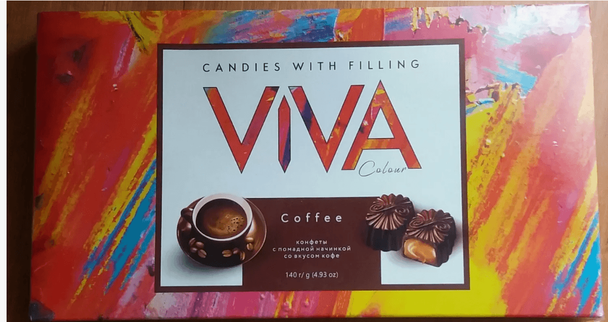 Наб.кф./Спартак/ VIVA COLOUR со вкусом кофе 140 гр    ШТУЧНО