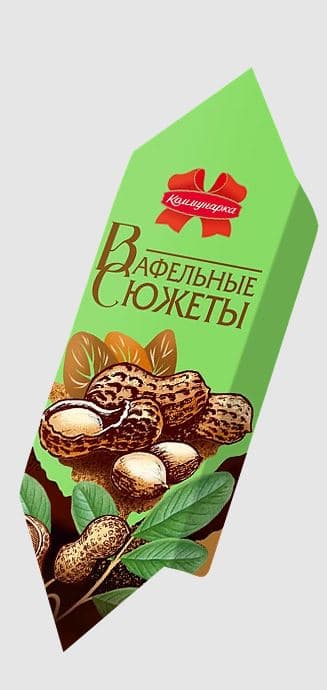 Кф./Коммунарка/ Вафельные сюжеты с арахисом  2,5 кг