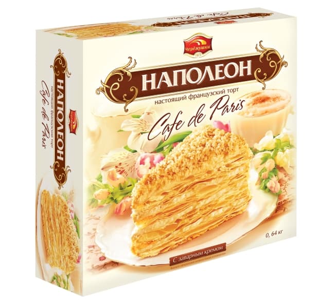 Торт Наполеон /Черёмушки/ 640гр/ 1шт