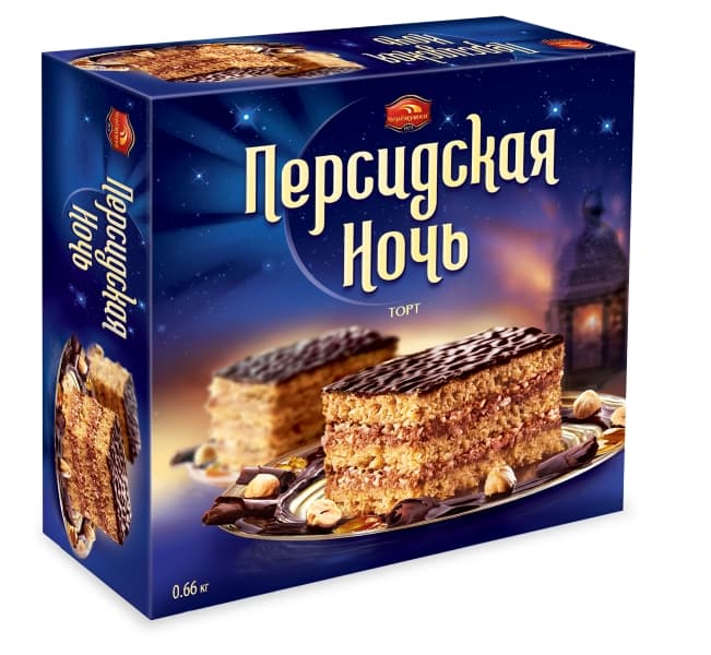 Торт Персидская ночь /Черёмушки/ 660гр/ 1шт