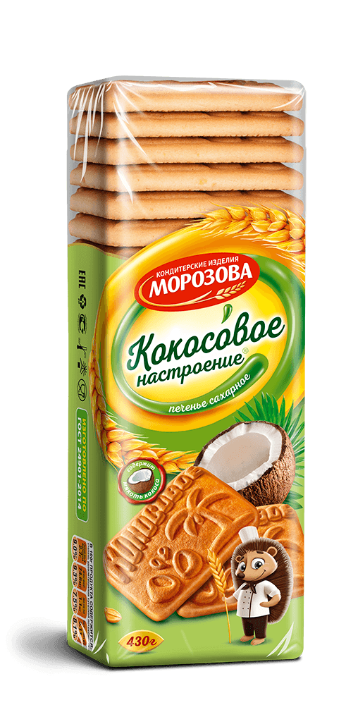 ШТУЧНО Печ.(ФАС) Кокосовое настроение /Морозова/, 430 гр ШТУЧНО
