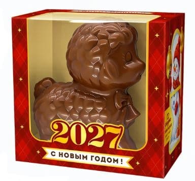 Ш-д./Монет.двор/ ШОКО ФИГУРКИ Символ Года Овечка (КОРОБКА) 170 гр ШТУЧНО