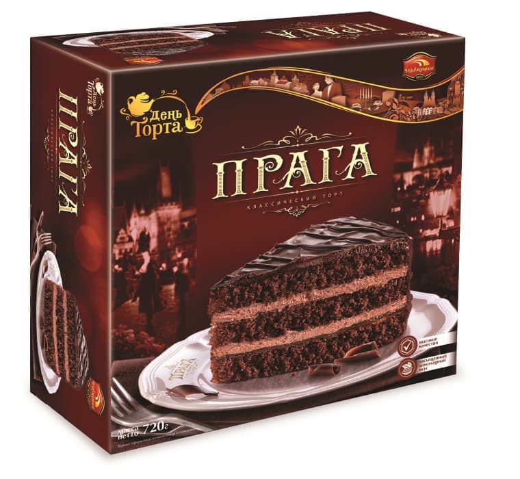 Торт Прага /Черёмушки/ 720гр/ 1шт НОВИНКА