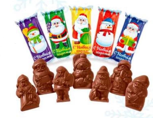 Кф. Детская улыбка с ореховой начинкой (15 гр) НГ  /Золотая Русь/ 2 кг