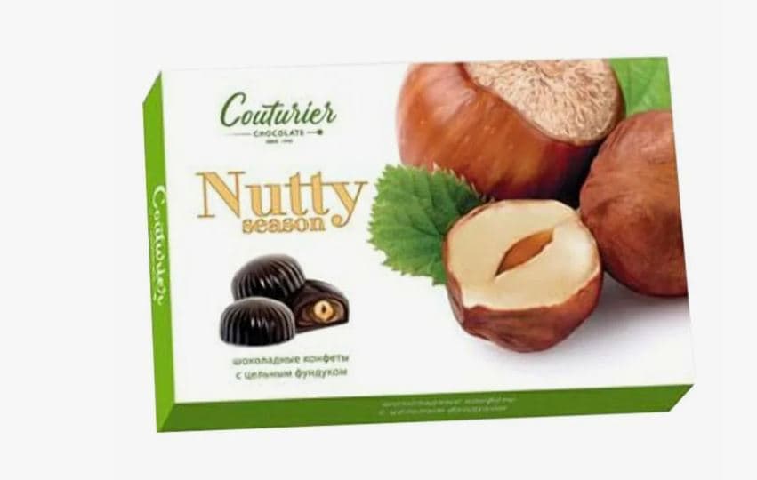 Наб.кф./Шок. Кутюрье/ NUTTY SEASON Фундук 210 гр ШТУЧНО