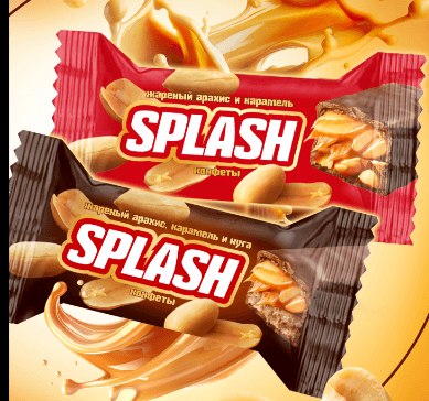 Кф./Акконд/ Splash (Гранднатс) жареный арахис, карамель и нуга 4 кг