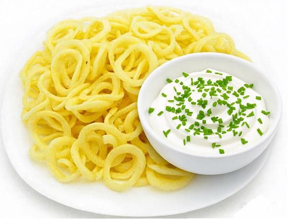 Печ. Луковые Кольца ЗЕЛЕНЬ-СМЕТАНА  /Король Вкуса/ 1  кг новый НДС