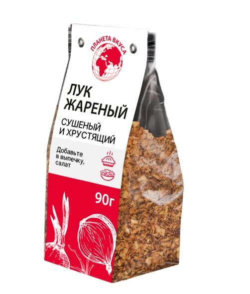 Лук жареный сушеный /Планета Вкуса/ 90 гр 24 шт