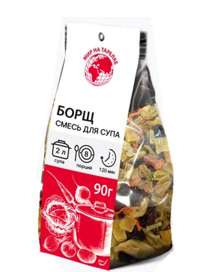 Приправа для борща /Планета Вкуса/ 90 гр 24 шт