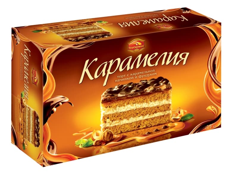 Торт Карамелия /Черёмушки/ 400гр/ 1шт