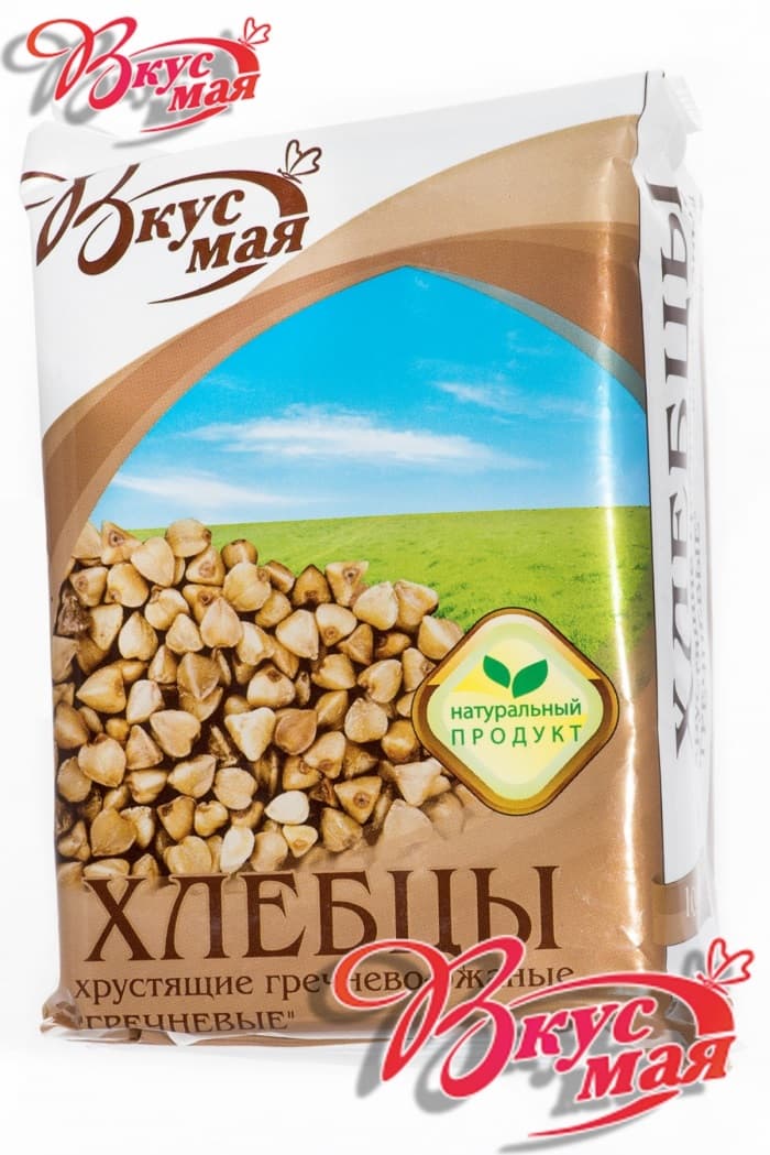 (ФАС) Хлебцы Гречневые /Вкус мая/ 100 гр ШТУЧНО     ПОСТНЫЕ