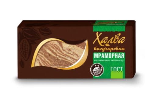 Халва Богучарская мраморная /Агроспутник/ 450 гр  МИНИЭКРАН