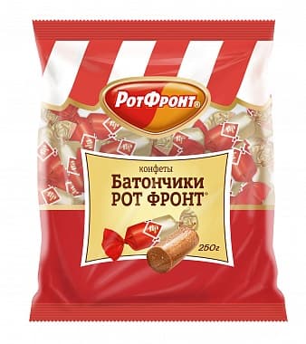 КОНФ Батончики РОТ-ФРОНТ фас 1/250 ШТУЧНО