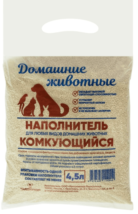 ТЕХНОГРАН  Наполнитель Комкующийся  / ТЕХНОГРАН / 4,5 л