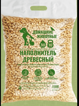 ТЕХНОГРАН  Наполнитель Древесный  / ТЕХНОГРАН / 10 кг ( впитываемость 30 литров)