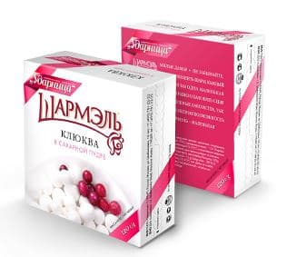 Клюква в сахаре 120 гр /Ударница/ ШТУЧНО  ПОСТНОЕ