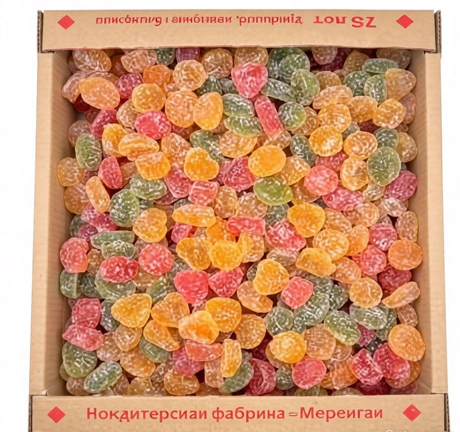 М-д. жевательный с кислой обсыпке СОЧНЫЙ МИКС /Меренга/, 2 кг   ГОСТ