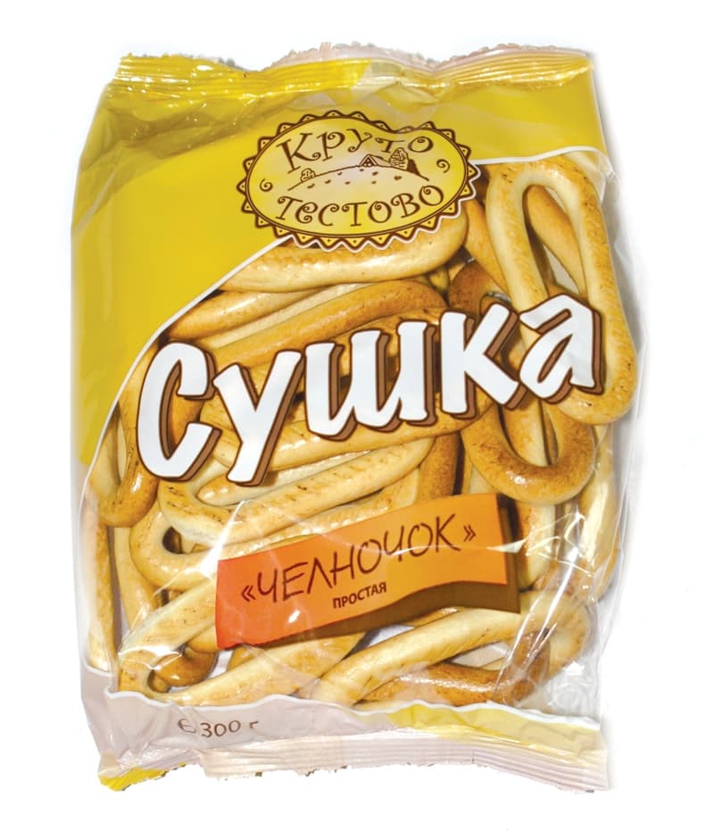 ШТУЧНО!! Сушка (фас) Челночок простой /КРУТОТЕСТОВО/ Каролина, 300 гр ШТУЧНО!!