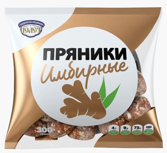 ШТУЧНО Прян. ИМБИРНЫЕ /Полет/ 300 гр ШТУЧНО