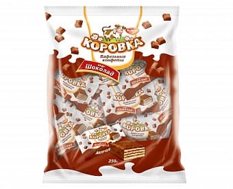 КОНФ Коровка вкус шоколада фас 1/250 ШТУЧНО