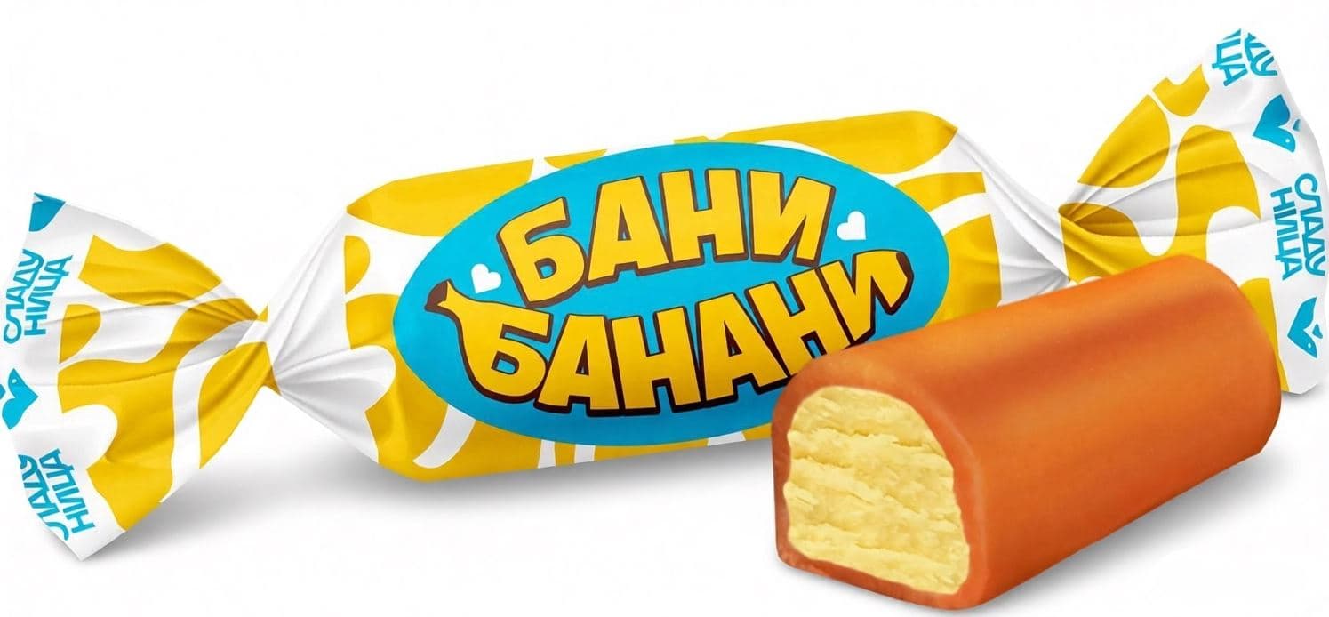 Кф. Бани-Банани  /Сладуница/  1 кг  ШТУЧНО
