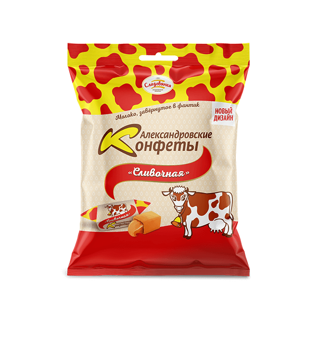Кф. (фас) Коровка сливоч. Александровская 250гр  ШТУЧНО
